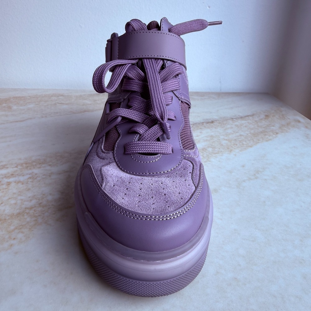 Christian Louboutin Astroloubi Mid-top Sneakers Purple Suede Leather EU-41 - Picture 9 of 16
